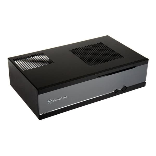 SilverStone SST-ML05B - Milo Silent HTPC Mini-ITX Slim datorfodral, svart