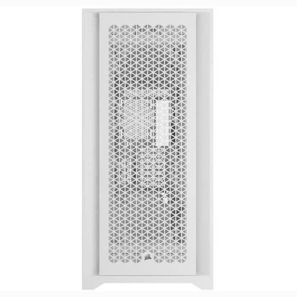 PC-fodral - CORSAIR - 5000D CORE AIRFLOW - ATX Mid-tower - Optimerat luftflöde frontpanel - Vit - (CC-9011262-WW)