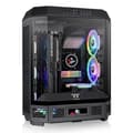 Miniatyrbild 1 av 4: Thermaltake The Tower 600 Chassi PC Gaming ATX Midi Tower Svart Tempererat Glas RGB