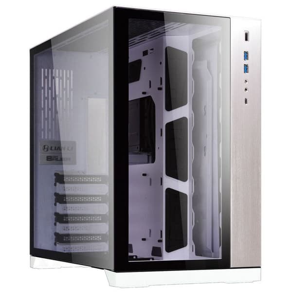 PC-chassi - Lian Li - PC-O11 Dynamic - Utökat ATX-torn - Ingen strömförsörjning - Vit