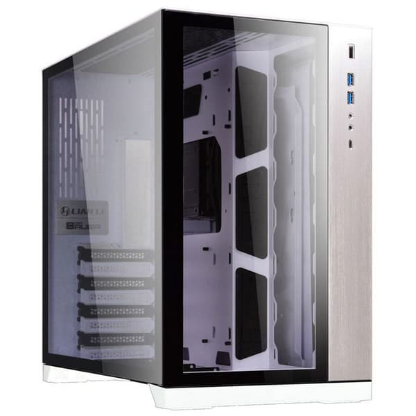 PC-chassi - Lian Li - PC-O11 Dynamic - Utökat ATX-torn - Ingen strömförsörjning - Vit Vit