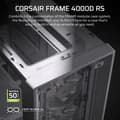 Miniatyrbild 2 av 6: PC-chassi - CORSAIR - FRAME 4000D RS - Mid-tower - Vit - CC-9011313-WW