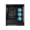 Miniatyrbild 5 av 6: NOX Hummer GLOCK ARGB Semitorre ATX Tempererat Glas USB-C Svart