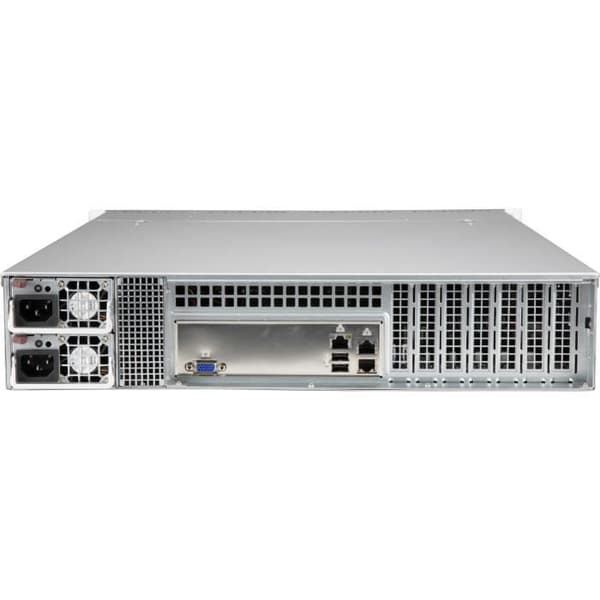 Supermicro CSE-LA25TQC-R609LP CPU - Svart - 600 W - 2 interna fack - 8 expansionsfack - Stöd