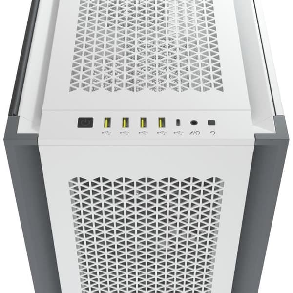 CORSAIR 7000D AIRFLOW PC-fodral härdat glas - vit (CC-9011219-WW)