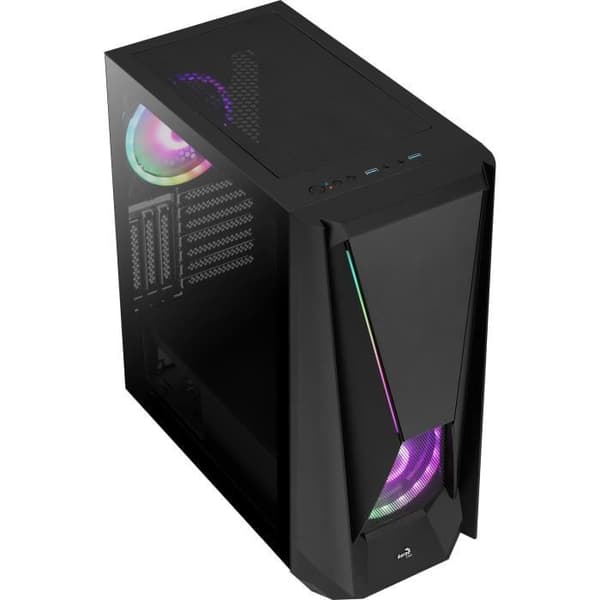 AEROCOOL Visir - Låda utan strömförsörjning - Medium torn - E-ATX-format