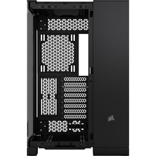 PC-fodral - CORSAIR - 6500X Härdat glas Mid-Tower Dual Chamber - Svart