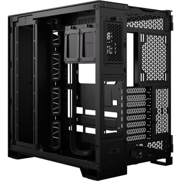 PC-fodral - CORSAIR - 6500X Härdat glas Mid-Tower Dual Chamber - Svart