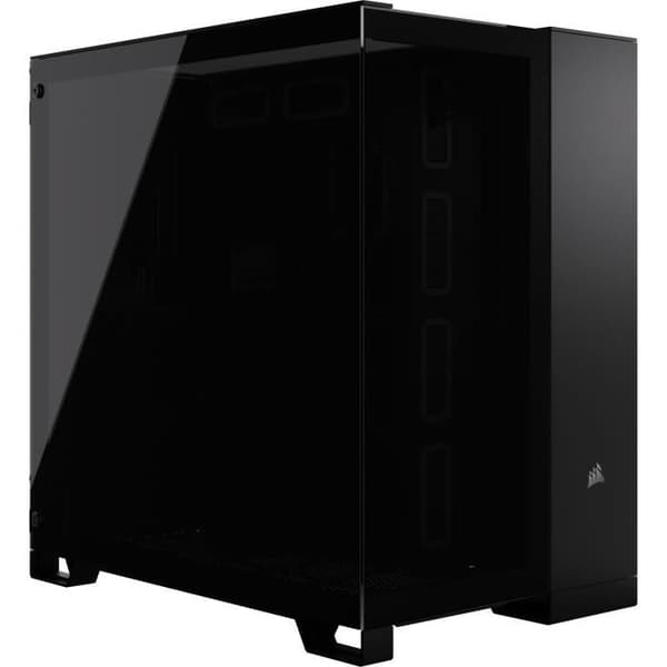 PC-fodral - CORSAIR - 6500X Härdat glas Mid-Tower Dual Chamber - Svart Svart