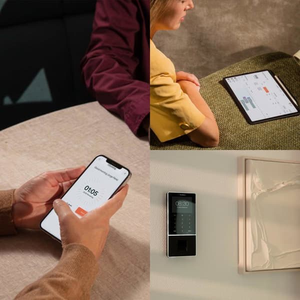 Tidsklocka med RFID och fingeravtryckssensor TM-626