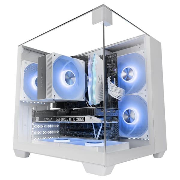 Gaming Chassi - Mars Gaming - MC-VISIONM - MicroATX - Vattenkylning 240mm - Tredubbel Härdat Glas