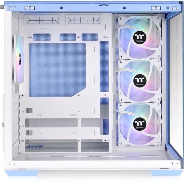 PC-fodral - THERMALTAKE - View 380 TG ARGB Hydrangea Blue - Medium tower - ATX - Härdat glas - Blå