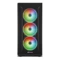 Miniatyrbild 2 av 3: Sharkoon TG6M RGB Tower Black - 4044951032136