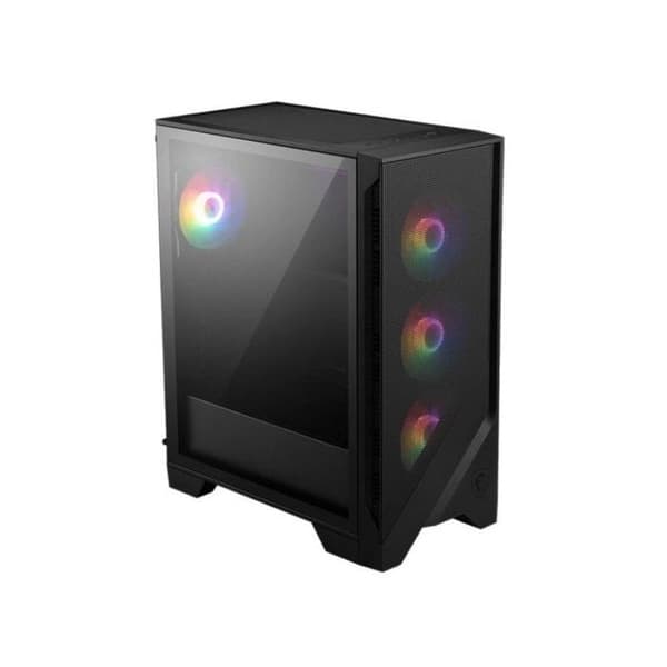 MSI MAG FORGE 121A AIRFLOW ARGB Halv Torre ATX Tempererat Glas USB 3.0 Svart