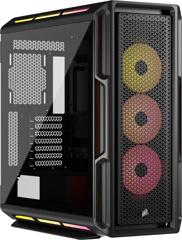 Corsair iCUE LINK 5000T LX RGB Midi Tower Sort Sort