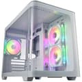 Miniatyrbild 1 av 2: Mini-Tornhus - FORTRON - GEH Mini S380-WA - Vit - Micro-ATX/Mini-ITX - Verktygsfri montering