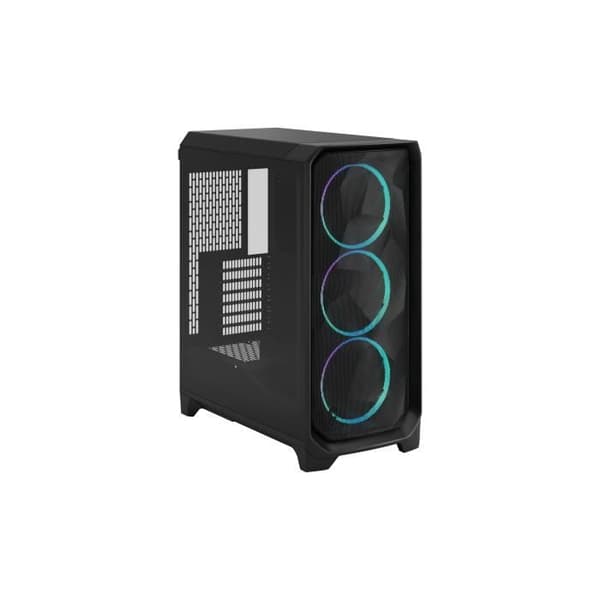 Datorkapsling - FRACTAL DESIGN - Meshify 3 RGB - E-ATX (277 mm) - 3 fläktar - USB Typ C med 20 Gbps - Svart