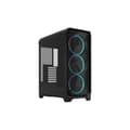 Miniatyrbild 1 av 6: Datorkapsling - FRACTAL DESIGN - Meshify 3 RGB - E-ATX (277 mm) - 3 fläktar - USB Typ C med 20 Gbps - Svart