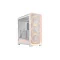 Miniatyrbild 2 av 6: PC-chassi - FRACTAL DESIGN - Meshify 3 Ambience Pro RGB - E-ATX (277 mm) - 3 fläktar - USB Typ C 20 Gbps - Vit