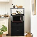 Miniatyrbillede 1 af 8: Opbevaringsskab, 60x32x123 cm, Sort