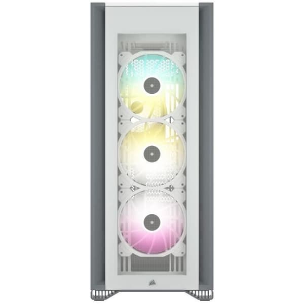 CORSAIR iCUE 7000X RGB PC-fodral i härdat glas - Vit (CC-9011227-WW)
