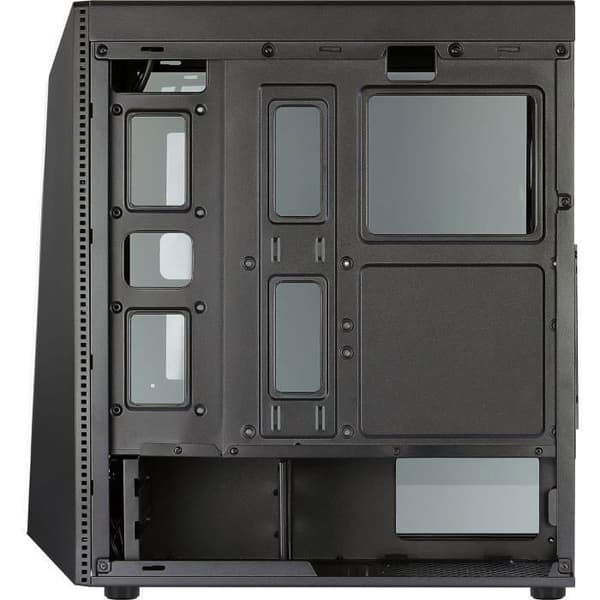 AEROCOOL CASE PC Shard - Medium Tower - Svart - Transparent akryl sidodörr - ATX-format (ACCM-PV14012.11)