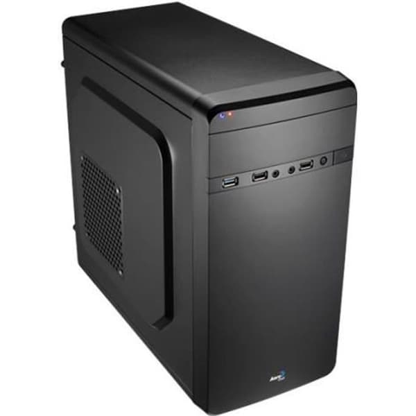 AeroCool PGS Q the Compact Series QS-180 - Minitorn - mikro ATX - ingen strömförsörjning (ATX - PS-2) - USB-ljud