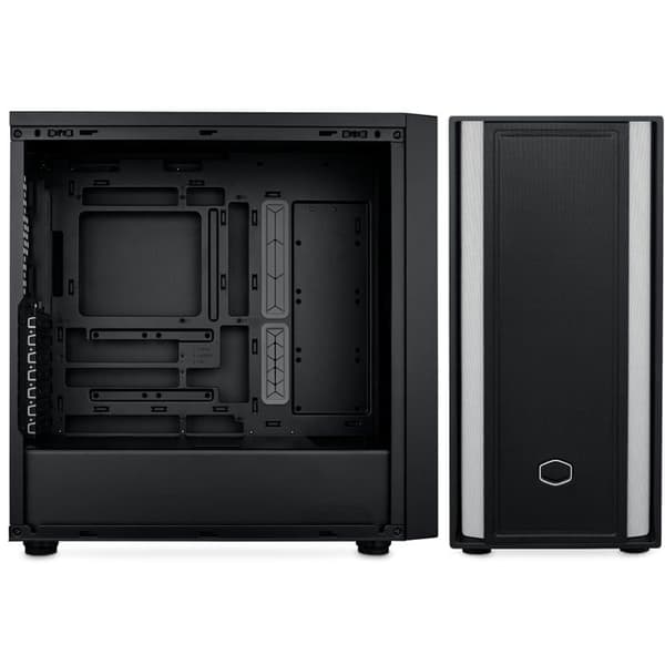 Cooler Master MasterBox 600 Lite Airflow E-ATX Mid Tower PC-fodral - Stöder MB Back-Connect, 420 mm kylare och upp till 7