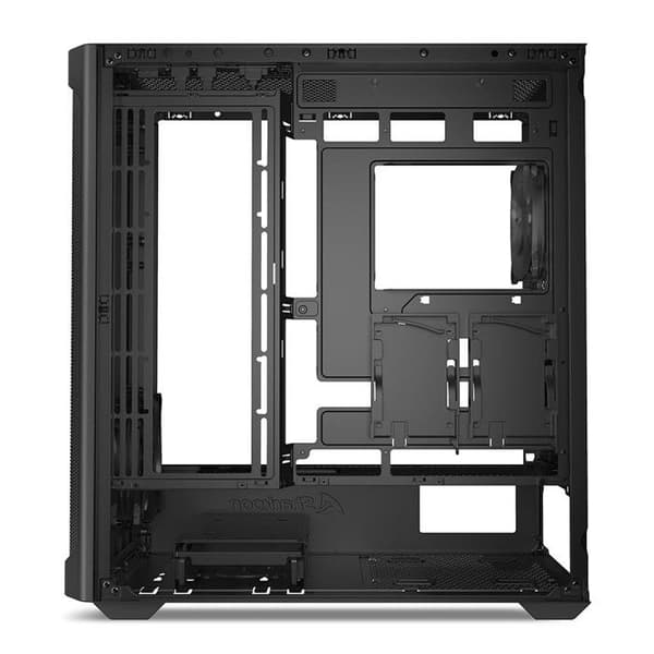 PC-chassi - SHARKOON - AK4W RGB - Svart - RGB-belysning - Förinstallerade fläktar - ATX-kompatibel