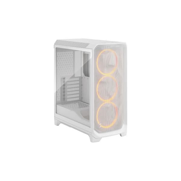 PC-chassi - FRACTAL DESIGN - Meshify 3 RGB - E-ATX (277 mm) - 3 fläktar - USB Type C 20 Gbps - Vit