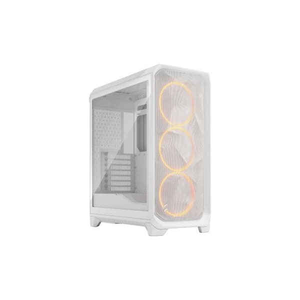 PC-chassi - FRACTAL DESIGN - Meshify 3 RGB - E-ATX (277 mm) - 3 fläktar - USB Type C 20 Gbps - Vit
