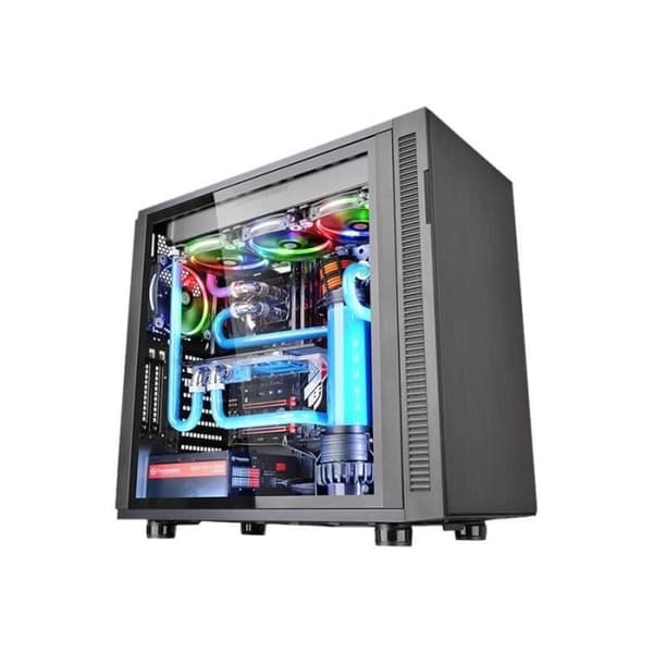Thermaltake Suppressor F31 Tempered Glass Edition midi tower ATX utan strömförsörjning (PS-2) svart USB-Audio Svart