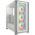Miniatyrbild 1 av 5: CORSAIR iCUE 4000X RGB PC-fodral - Mid Tower - Härdat glas - Vit (CC9011205WW)