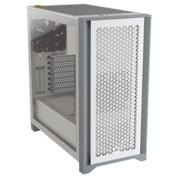 CORSAIR 4000D Airflow PC-fodral - Mid Tower - Härdat glas - Vit (CC9011201WW)