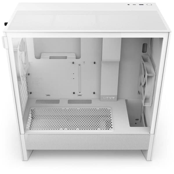 Mellanstor kompakt ATX-chassi - NZXT - CC-H52FW-01 - H5 Flow - Vit