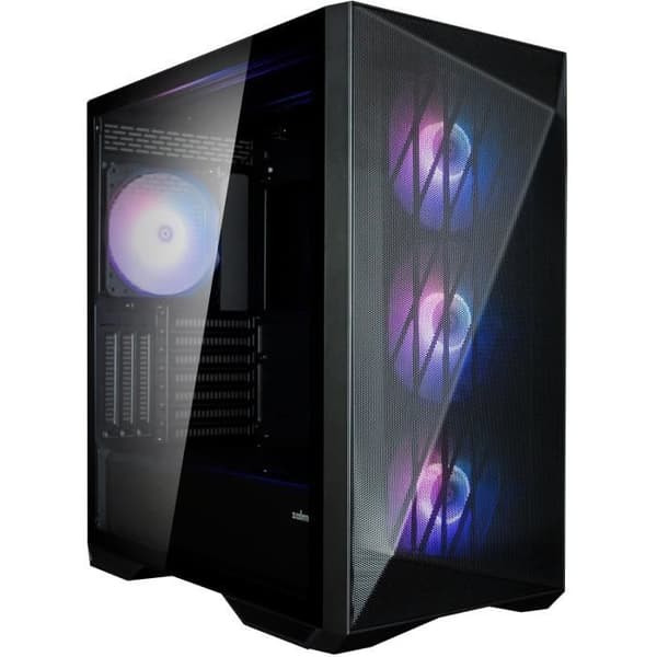 PC-fodral utan strömförsörjning - ZALMAN Z9 Iceberg MS (svart) - Medium tower - E-ATX-format Svart