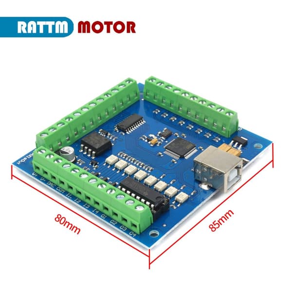 4 akset Mach3 USB Bevægelseskort - STB4100 V2.1, EU Gratis Forsendelse