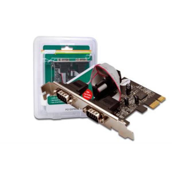 Digitus DS-30000-1 2 Port Seriell-instickskort PCIe
