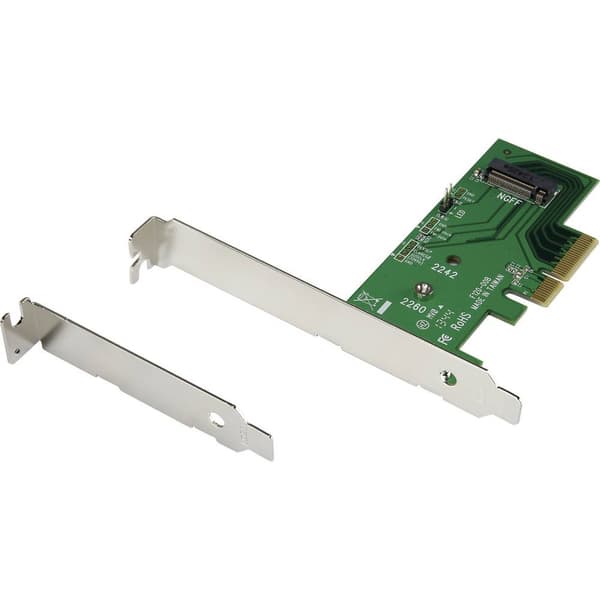 Renkforce RF-2384500 1 porte M.2-controller PCIe x4 Passer til: 2242, 2260, 2280 inkl. Low Profile-slotplade