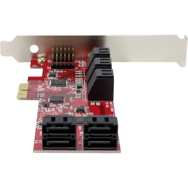 Renkforce RF-2748532 12 + 4 Port SATA-kontroller PCIe x4 Passar till: SATA SSD inkl. Low-Profile fäste