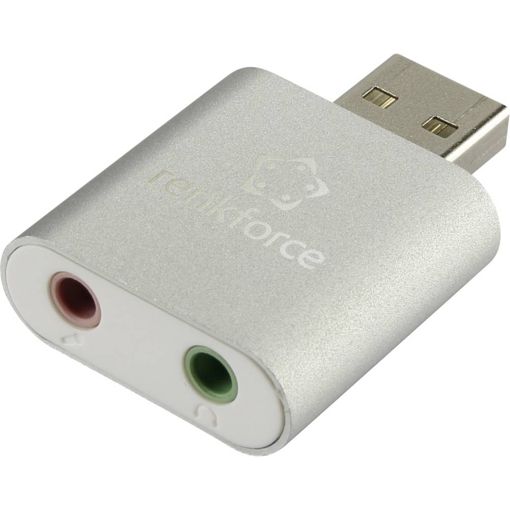 Externt ljudkort Renkforce RF-4218645 externa hörlursuttag