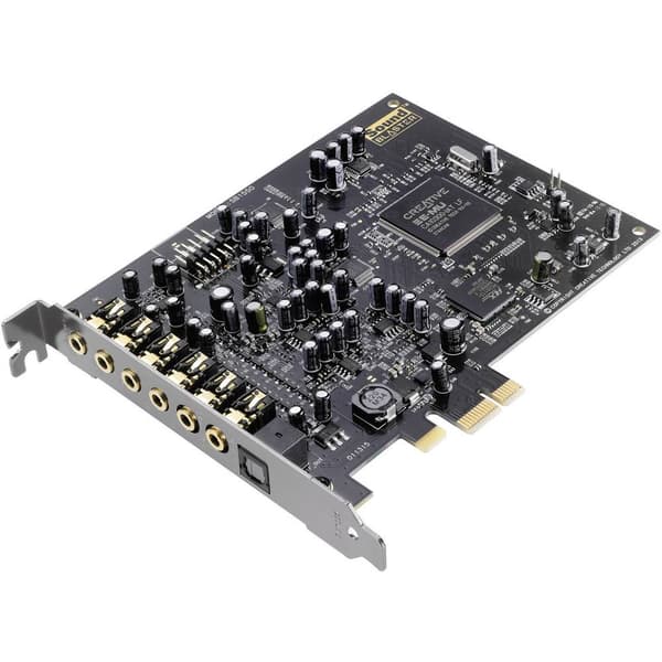 Sound Blaster SoundBlaster Audigy RX 7.1 Internt ljudkort PCIe x1 Digital utgång, externa hörlursuttag