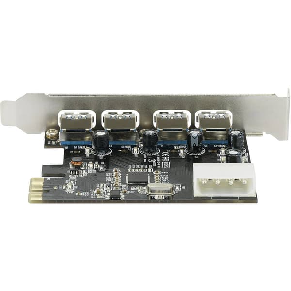 Renkforce 4 Port USB 3.0 kontrollerkort USB-A PCIe