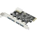 Miniatyrbild 1 av 2: Renkforce 4 Port USB 3.0 kontrollerkort USB-A PCIe
