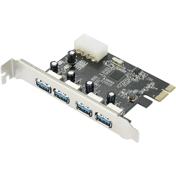 Renkforce 4 Port USB 3.0 kontrollerkort USB-A PCIe