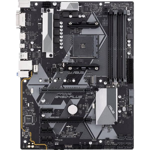 Asus Prime B450-Plus Moderkort Sockel AMD AM4 Formfaktor ATX Moderkort-chipset AMD® B450