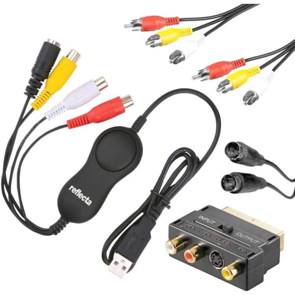 Reflecta Video Capture Set USB Video Grabber inkl. videoredigeringsprogram