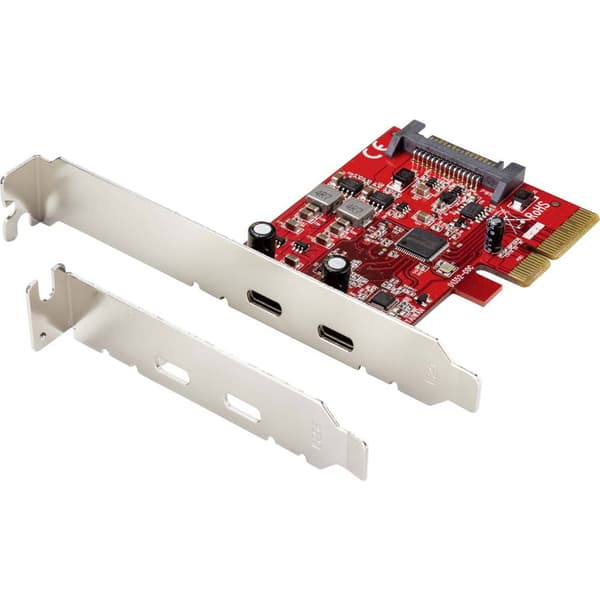 Renkforce RF-4599664 2 Port USB 3.1 Gen 2, kontrollkort USB-C® (USB 3.1 Gen 2) PCIe