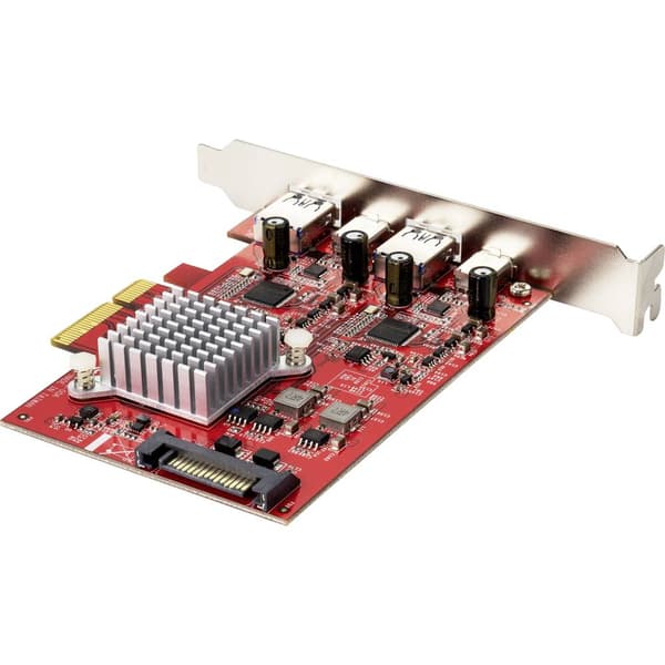 Renkforce RF-4679642 2+2 Port USB 3.1 kontrollerkort USB 3.2 Gen 2, USB-C® PCIe