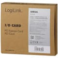 Miniatyrbild 2 av 3: LogiLink PC0033 Seriell/Parallell-instickskort Parallel (IEEE 1284), Seriell (9-pol) PCIe